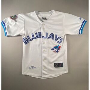 Majestic Cooperstown Collection Toronto Blue Jays Joe Carter 29 Baseball Jersey